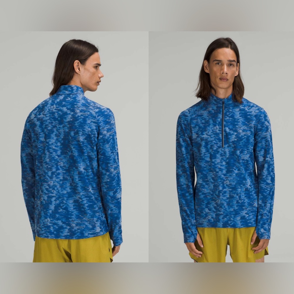 Lululemon Surge Warm 1/2 Zip
Data Rush Mini Jacquard Chambray Mineral Blue